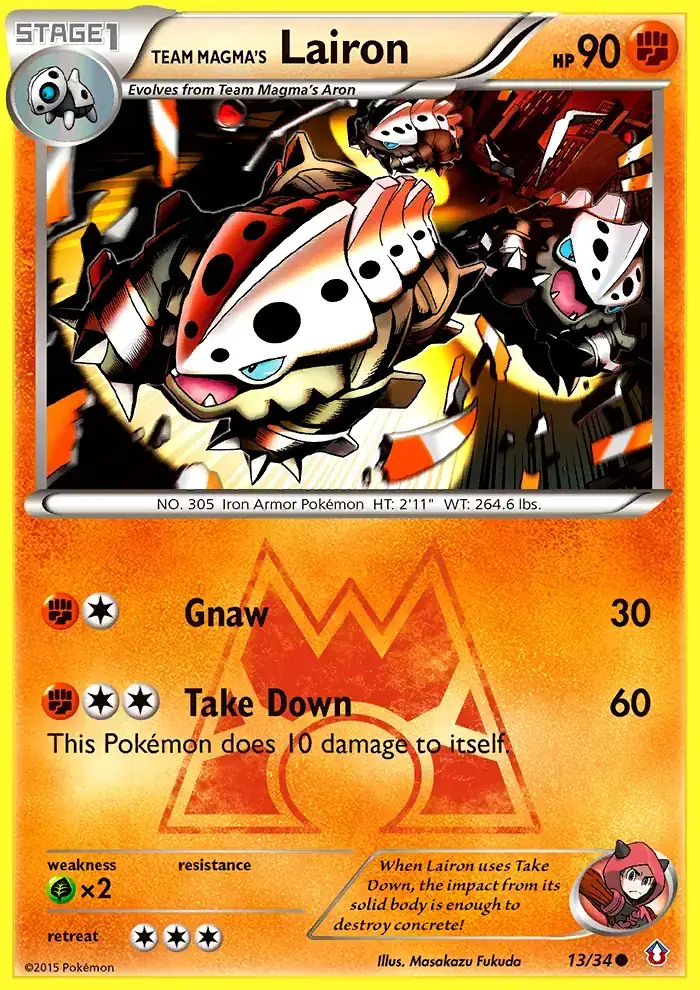 Team Magma's Lairon
